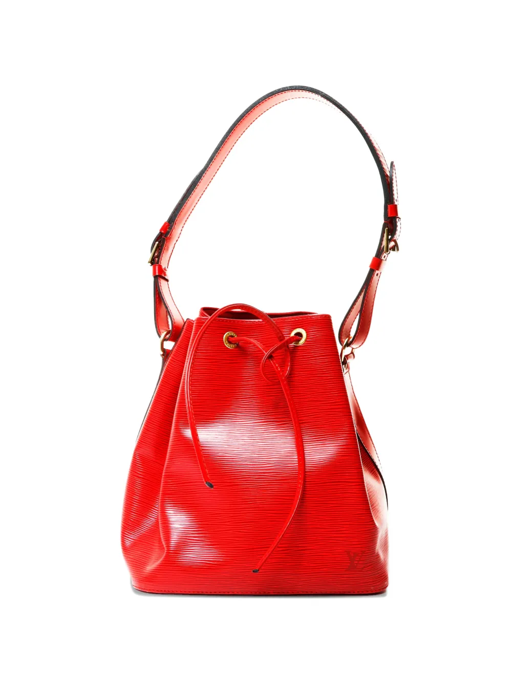 Louis Vuitton Pre-Owned 1995 petit Noe Épi-leather bucket bag - Rosso