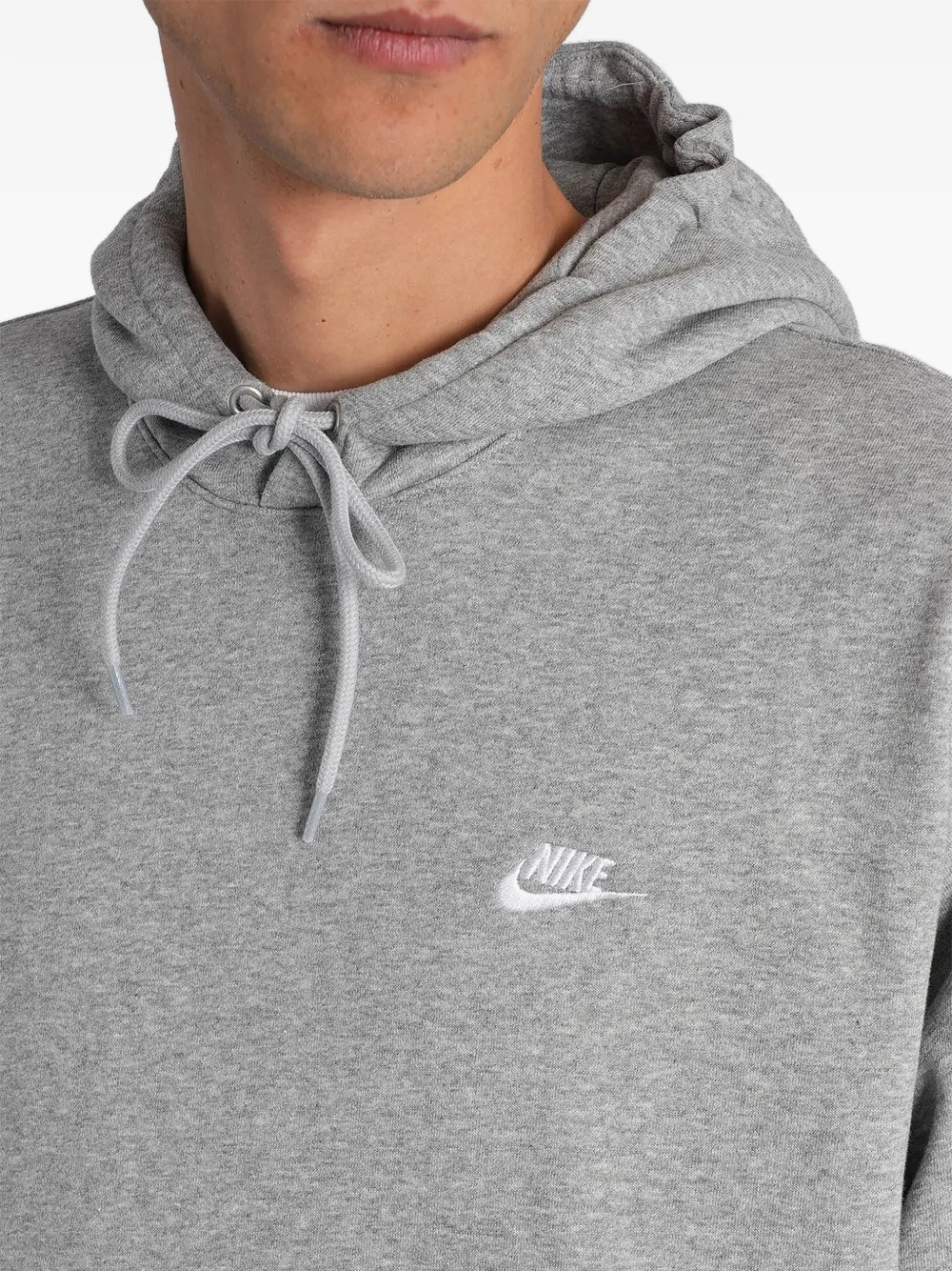 Nike Hoodie met geborduurd logo Grijs
