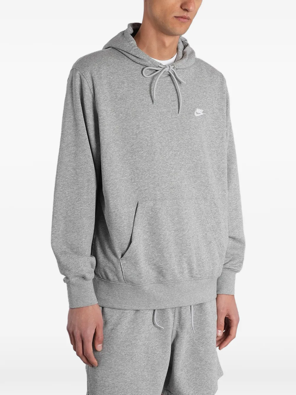 Nike Hoodie met geborduurd logo Grijs