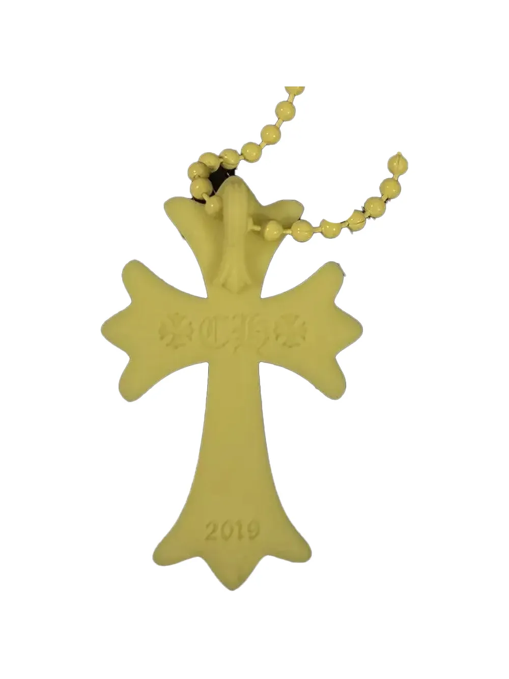Chrome Hearts silicone cross necklace - Giallo