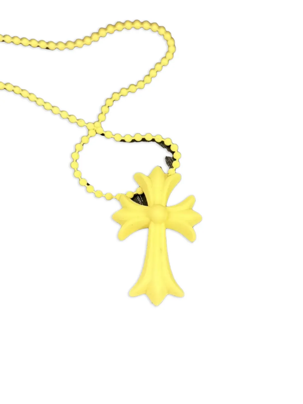 Chrome Hearts silicone cross necklace - Giallo