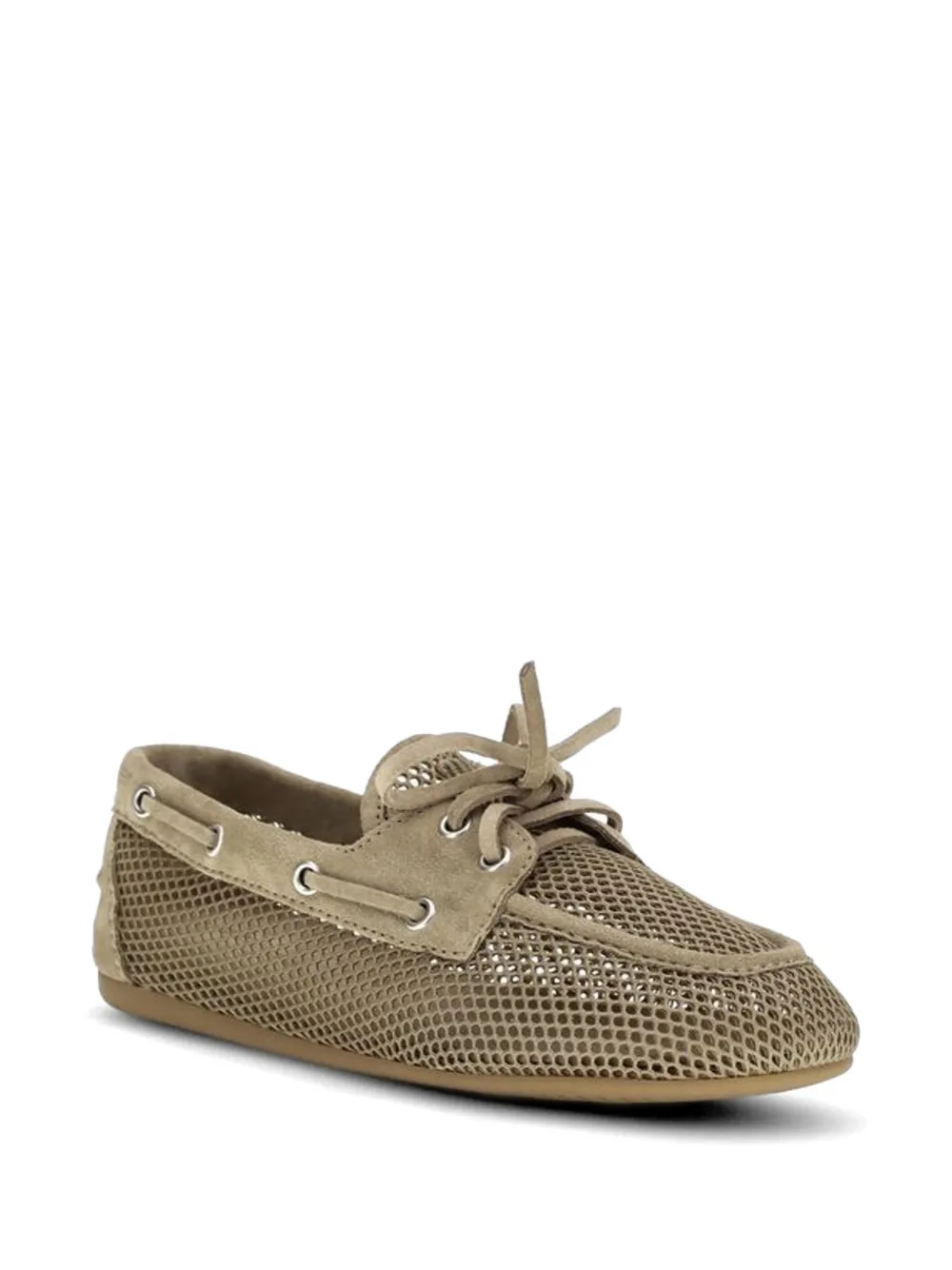 Miu Bootschoenen met mesh Beige