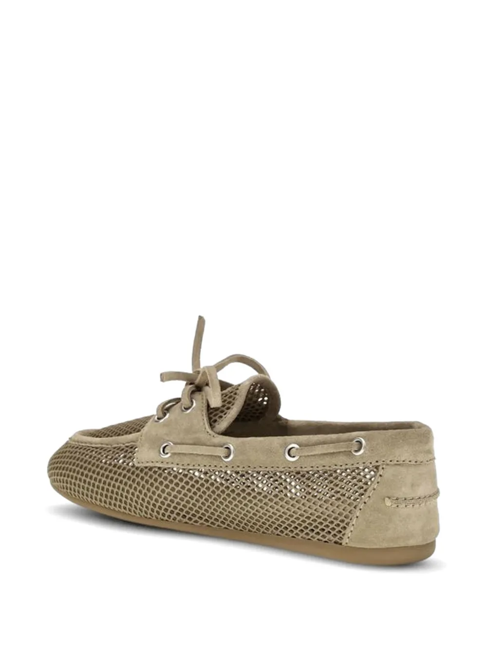 Miu Bootschoenen met mesh Beige