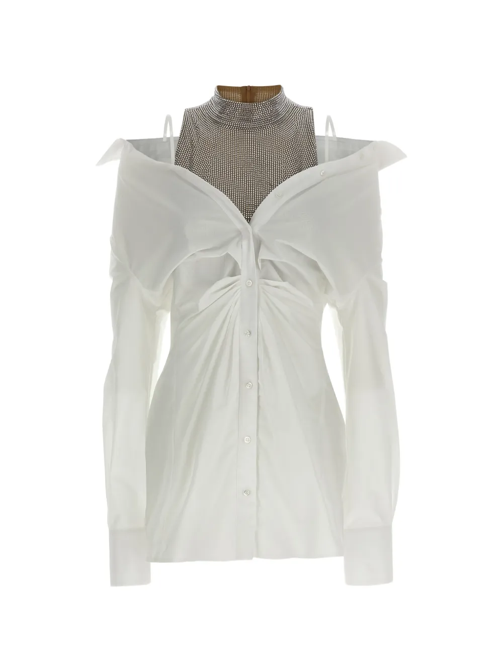 Giuseppe Di Morabito button mini dress - Bianco
