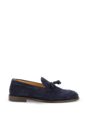 Prada スエード ローファー | ブルー | FARFETCH JP