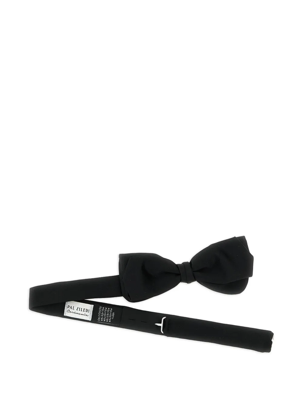  Pal Zileri Satin Bow Tie - Black 