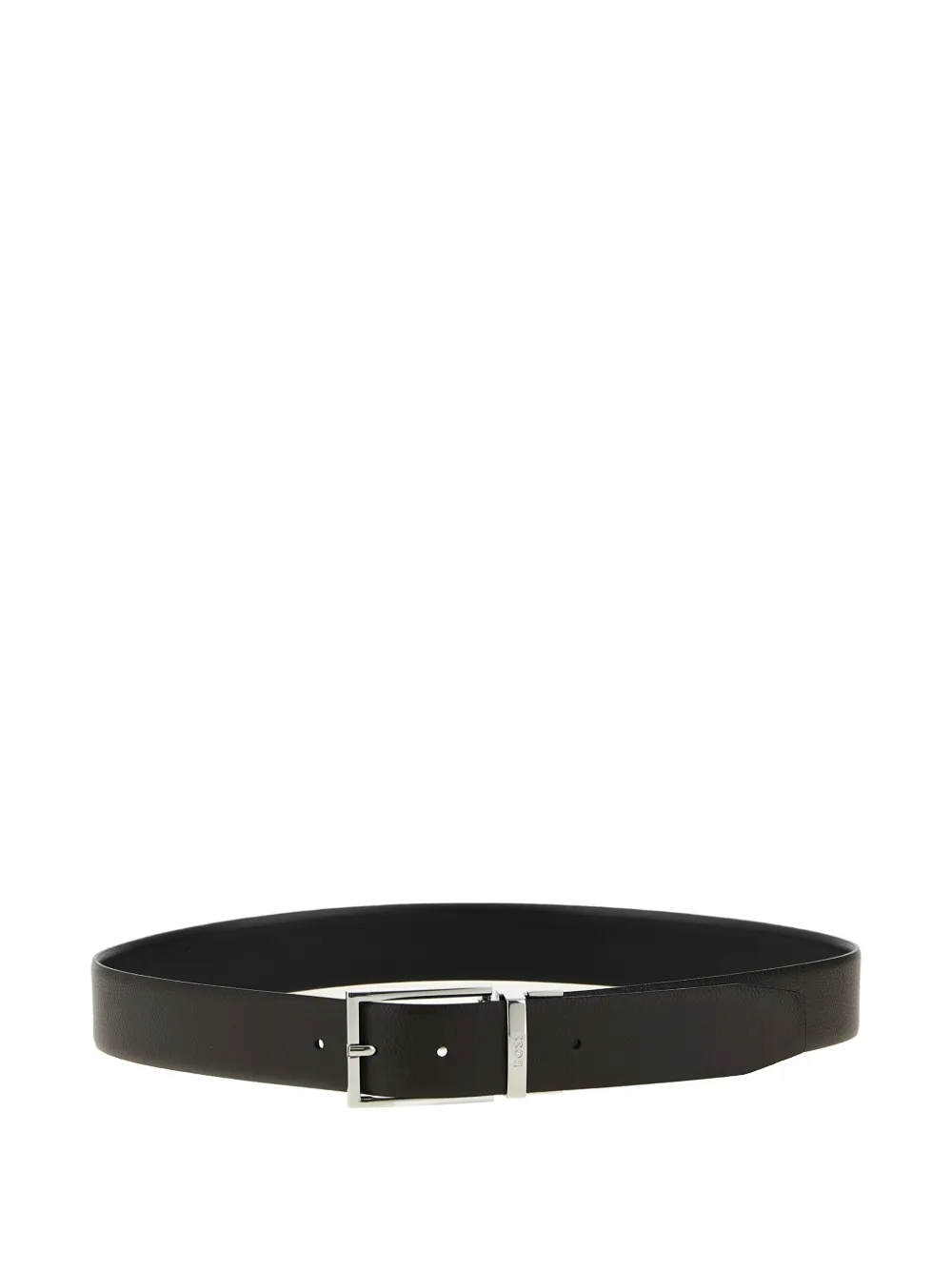 BOSS reversible leather belt - Marrone