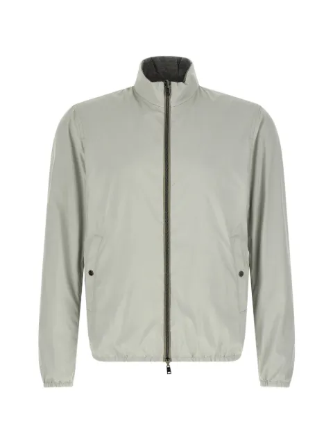 Herno reversible zip-up bomber jacket