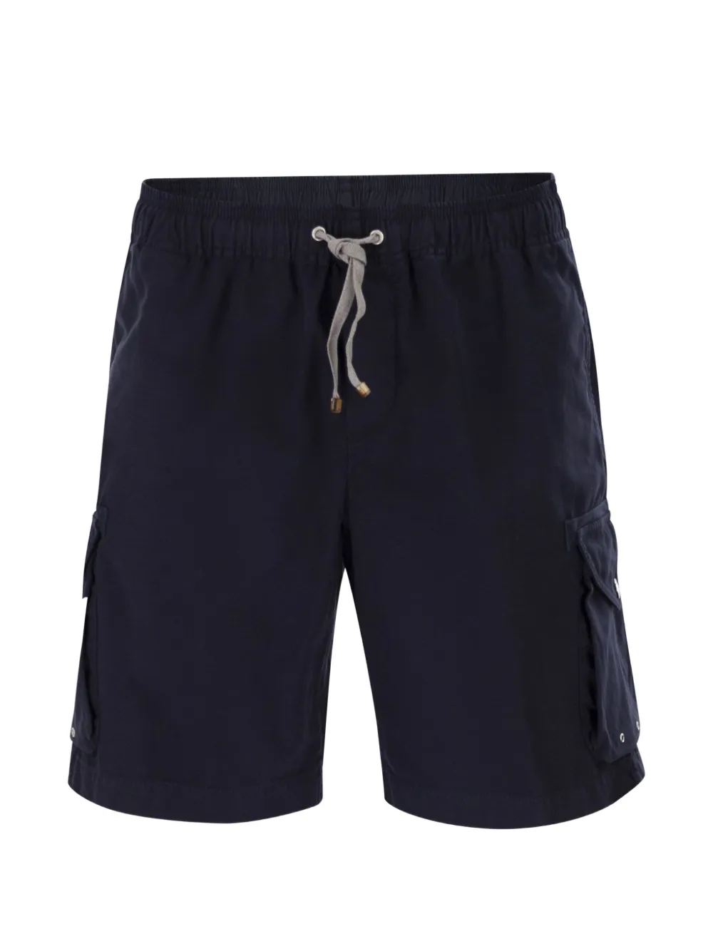 Brunello Cucinelli drawstring cargo shorts - Blu