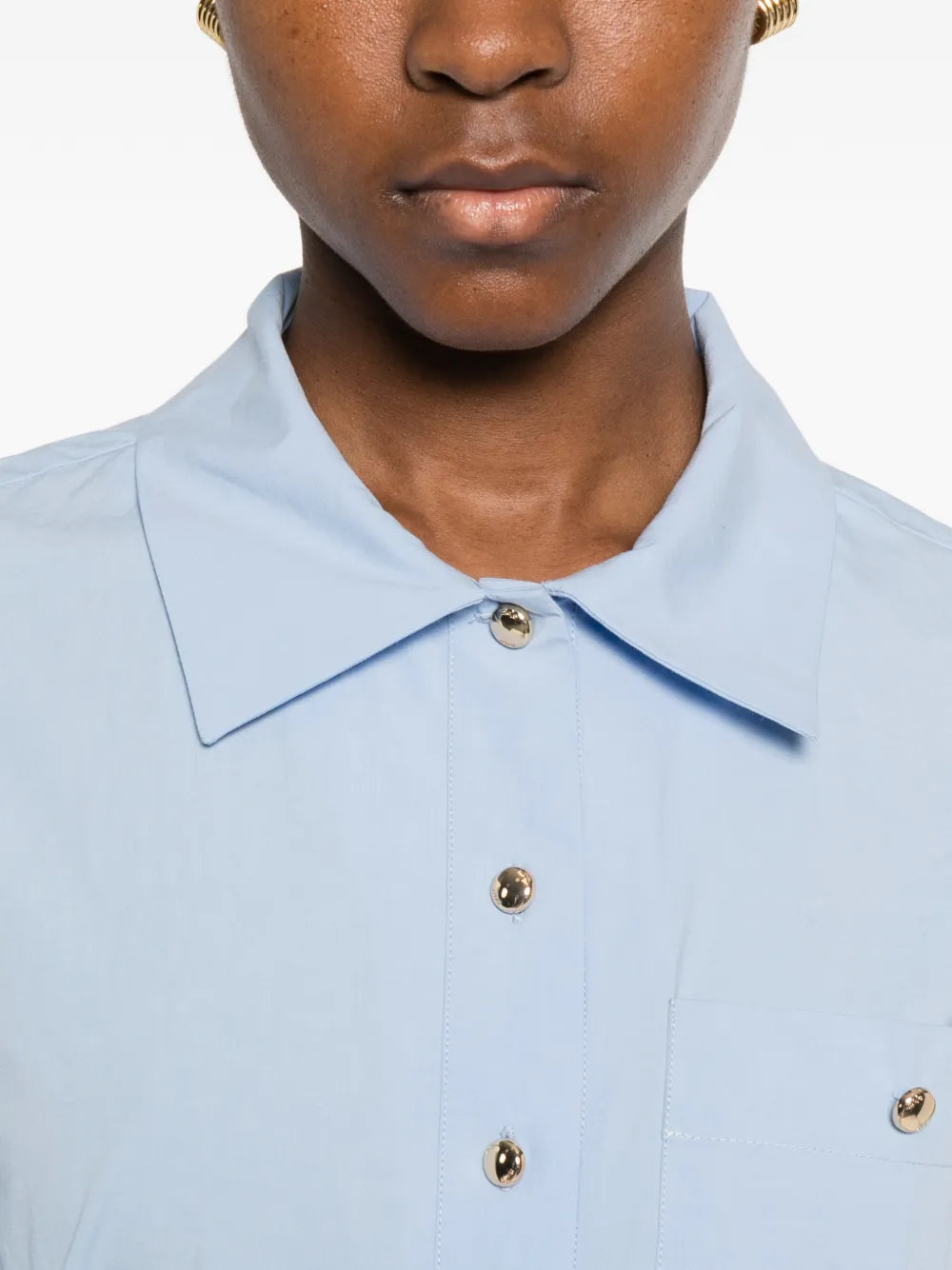 Maje Mini-jurk met korte mouwen Blauw