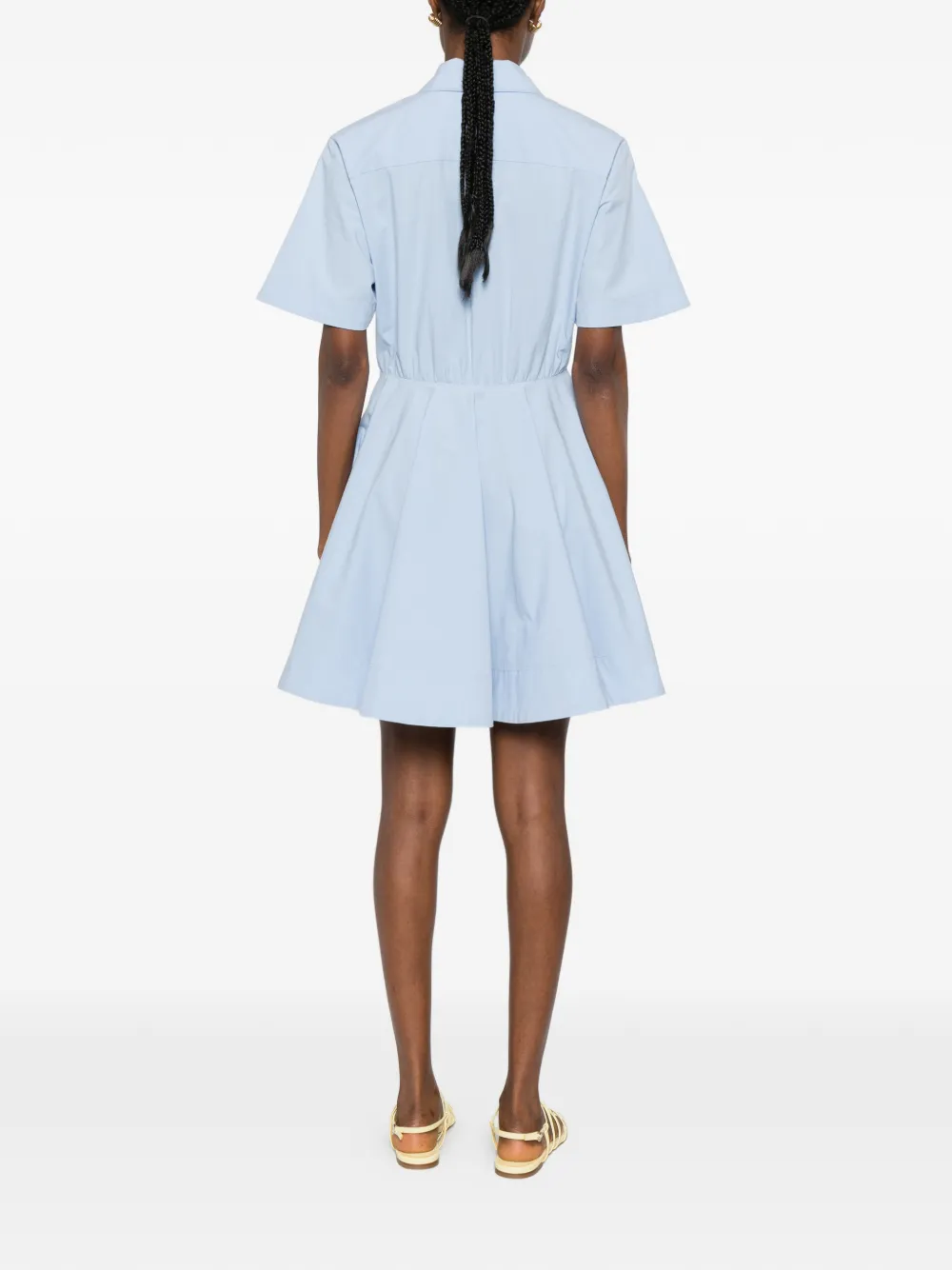 Maje Mini-jurk met korte mouwen Blauw