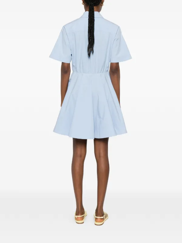 maje short pleated dress Mini pleated dress