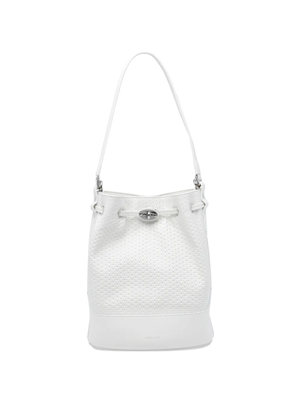 Zanellato Monda'® magnetic-closure bucket bag - Bianco