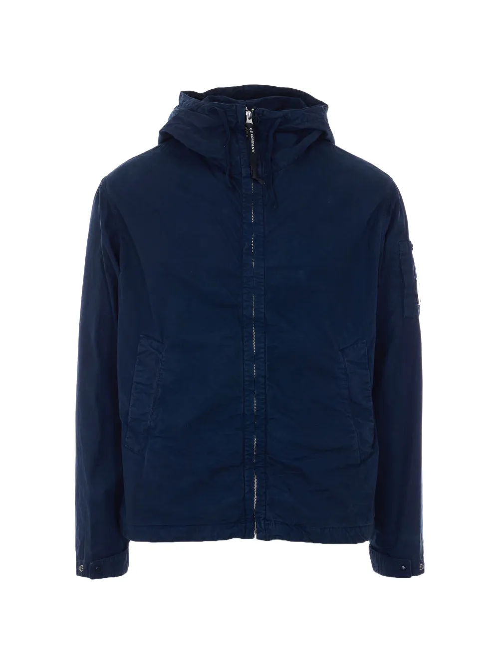 C.P. Company hooded patch logo jacket - Blu