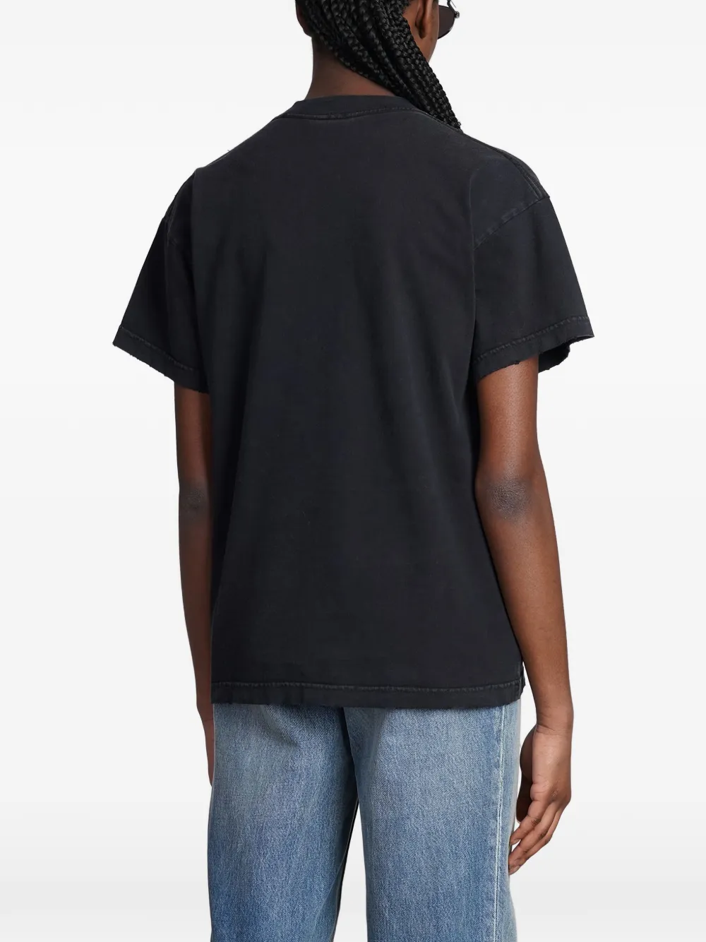 Balenciaga T-shirt met logoprint Zwart