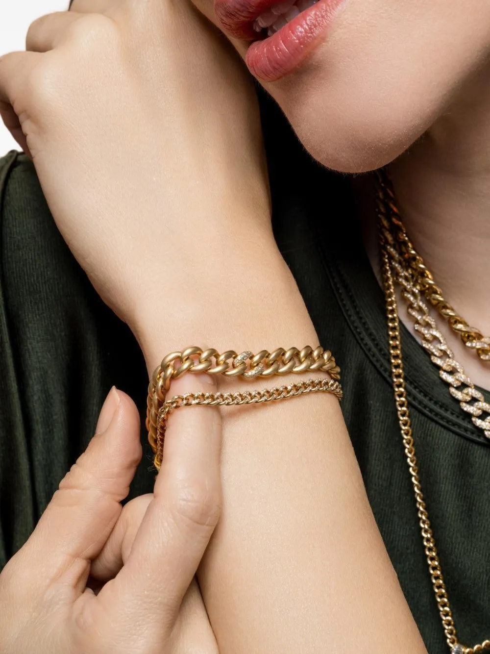  Shay Diamond Link Bracelet - Gold 