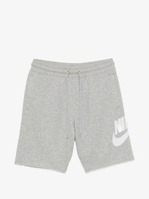 Nike logo-print drawstring-waist track shorts