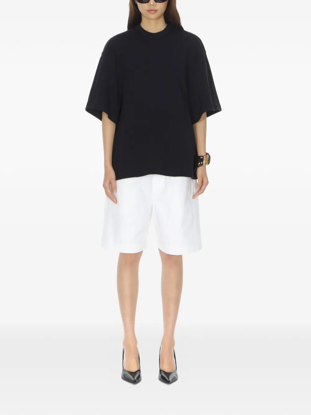  Carven Oversized Shorts - White 