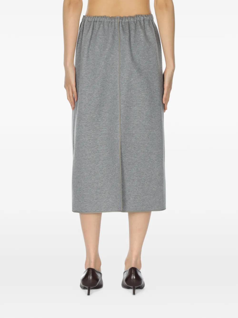 Pull-On Midi Skirt