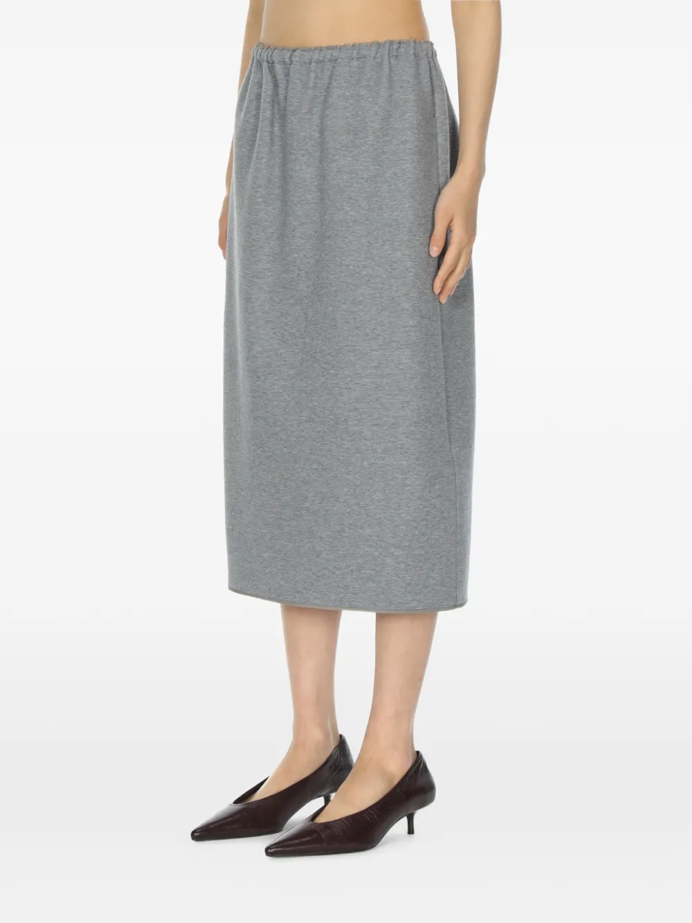 Pull-On Midi Skirt