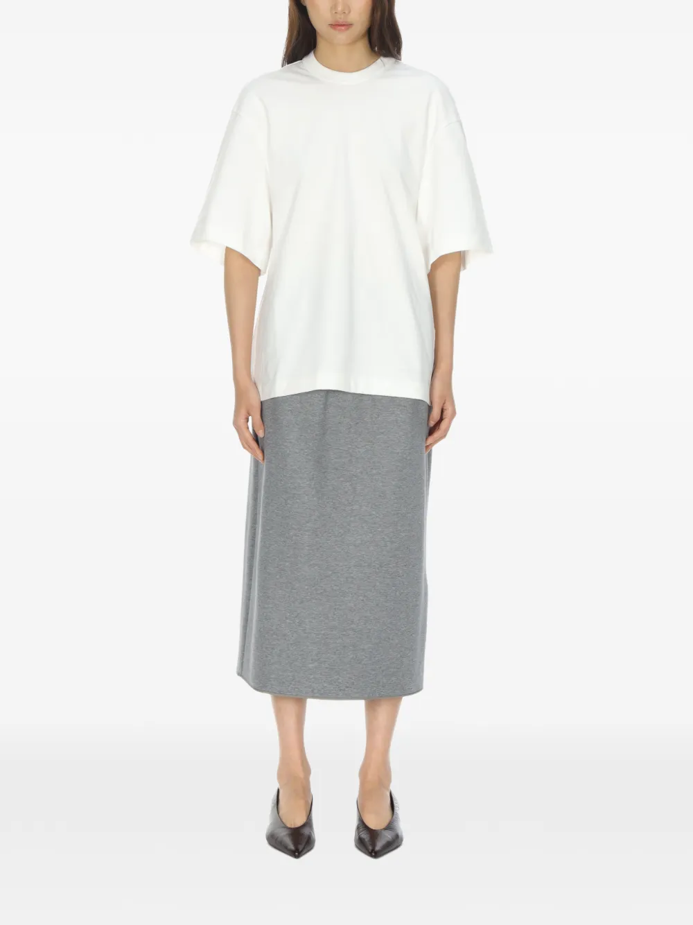 Pull-On Midi Skirt