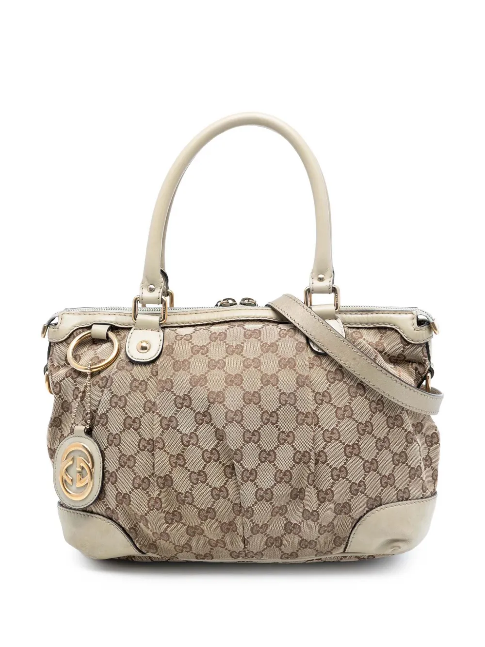 Gucci Pre-Owned 2016-2025 GG Canvas Sukey satchel - Brown