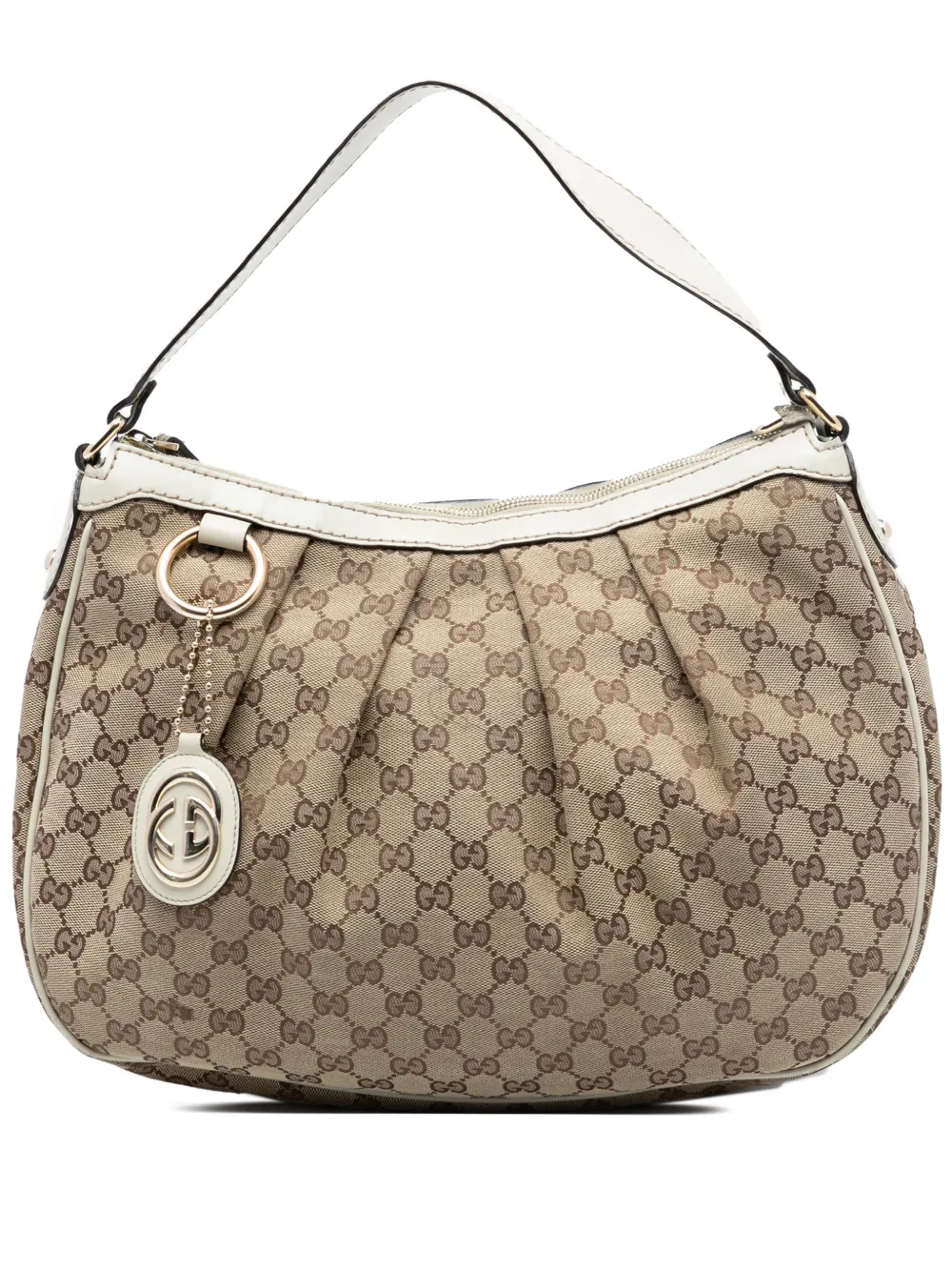 Gucci Pre-Owned Borsa a spalla Sukey in tela GG 2016-2025 - Marrone