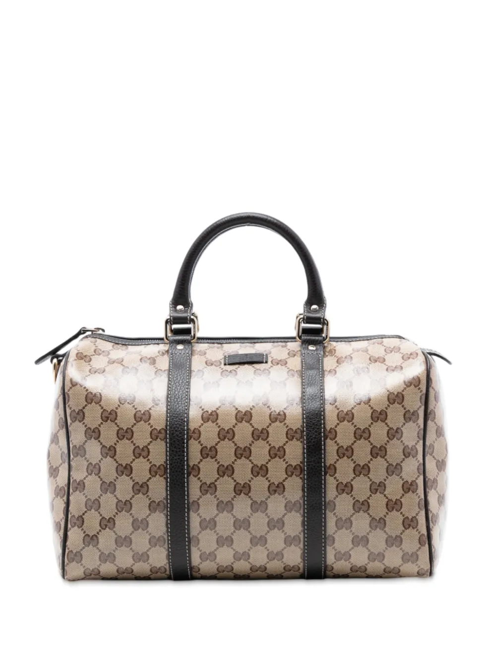 Gucci Pre-Owned Borsa a tracolla Crystal Joy Boston media con motivo GG 2016-2025 - Marrone