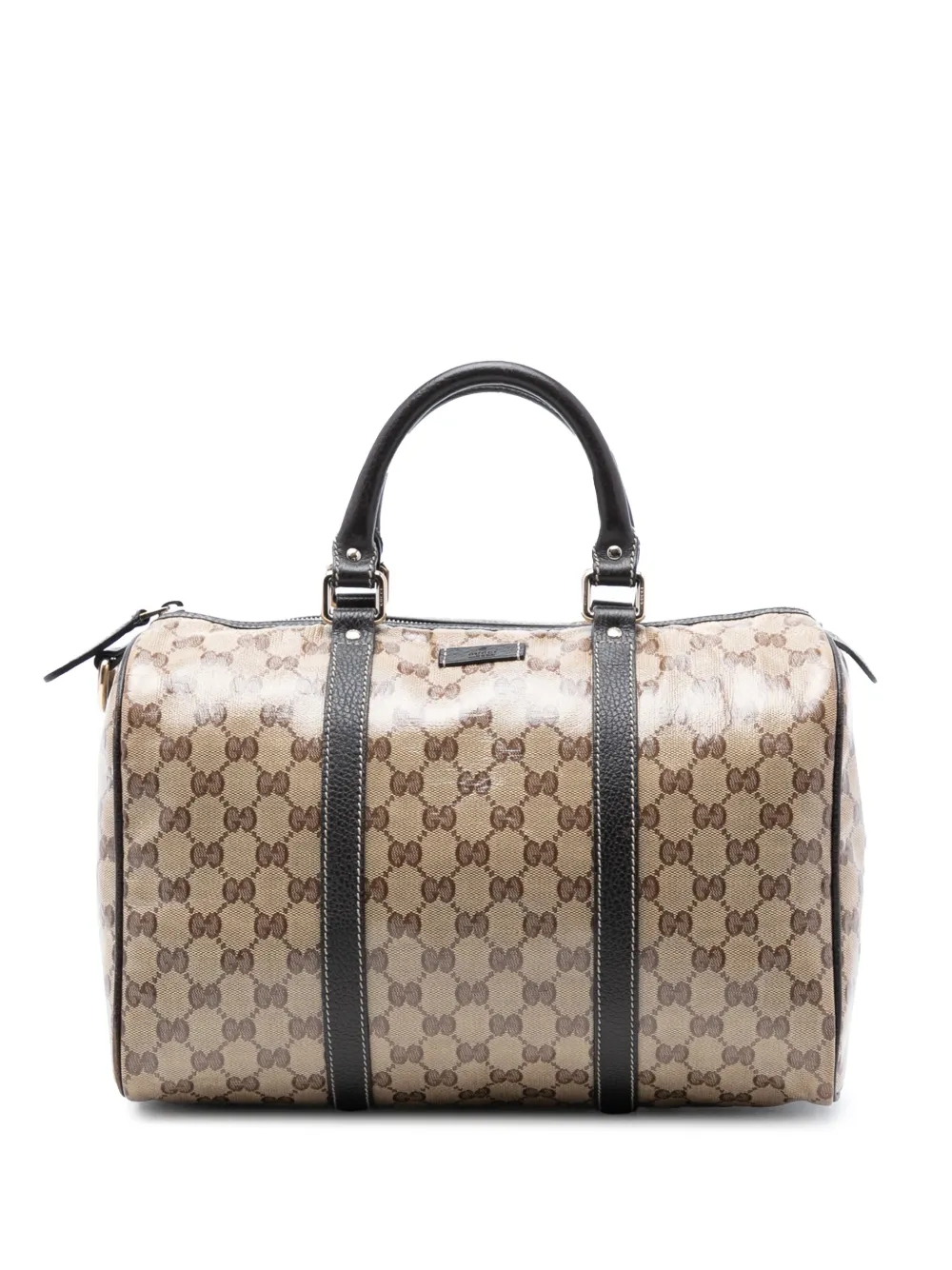 Gucci Pre-Owned Borsa a tracolla Crystal Joy Boston media con motivo GG 2016-2025 - Marrone