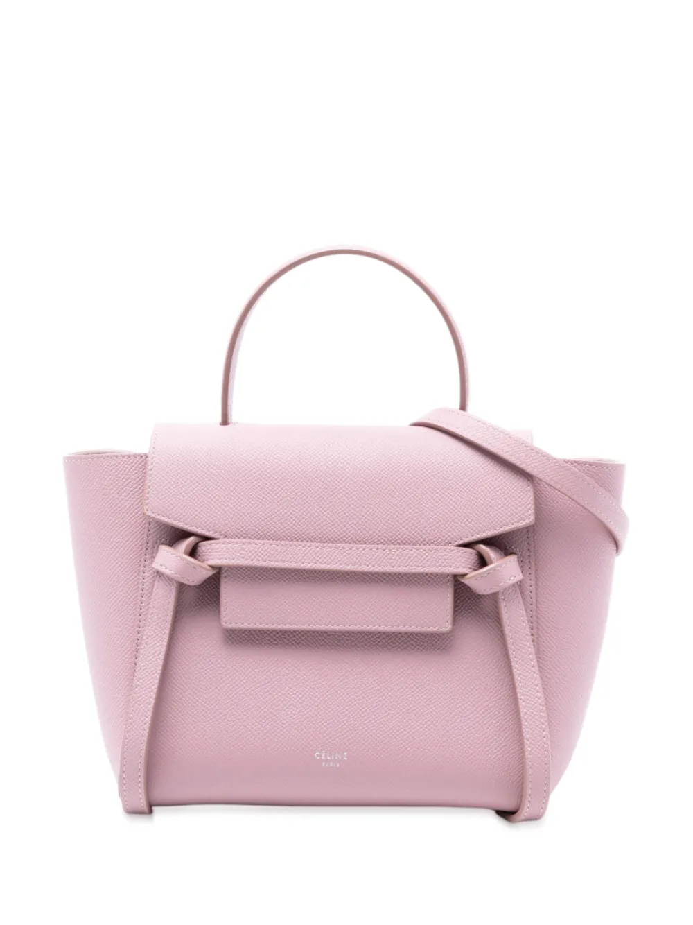 Celine Pre-Owned Borsa a tracolla Nano in pelle di vitello pieno fiore 2018 - Rosa