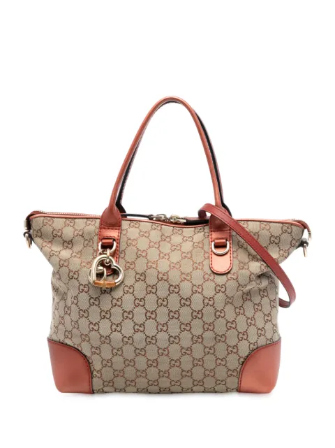 Gucci Pre-Owned 2016-2025 GG Canvas Heart Bit satchel