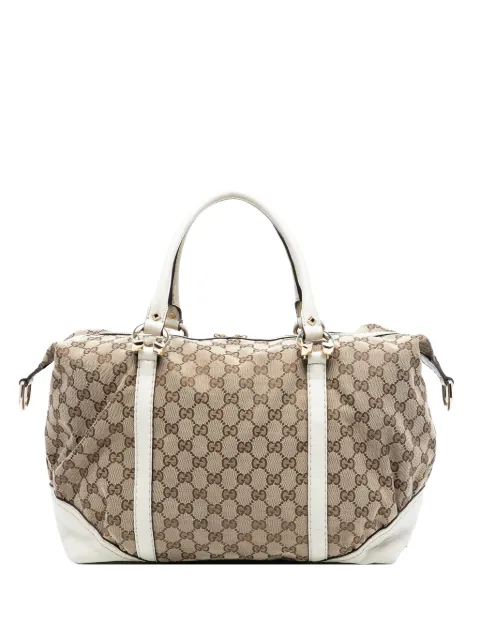 Gucci Pre-Owned bolsa Horsebit Nail Boston de lona GG 2016-2025