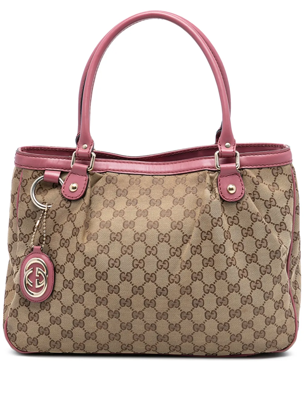 Gucci Pre-Owned Borsa tote Sukey in tela GG 2016-2025 - Marrone
