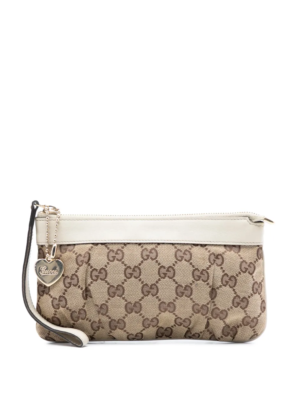 Gucci Pre-Owned Pouch in tela GG con cinturino 2000-2015 - Marrone