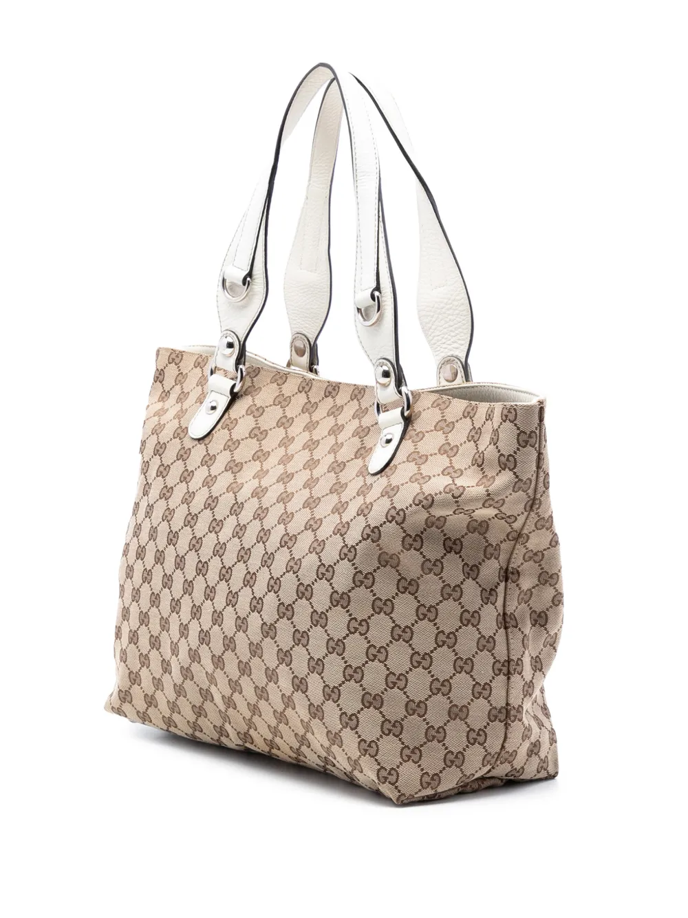 2016-2025 Medium Gg Canvas Icon Bit Tote Bag