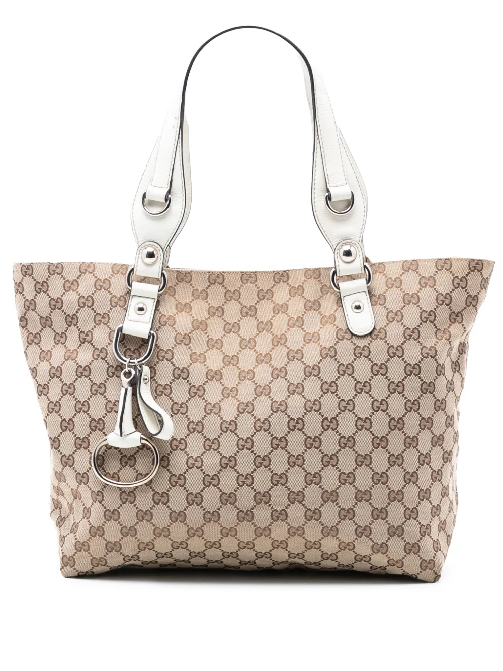 Gucci Pre-Owned Borsa tote Icon Bit in tela GG 2016-2025 - Marrone