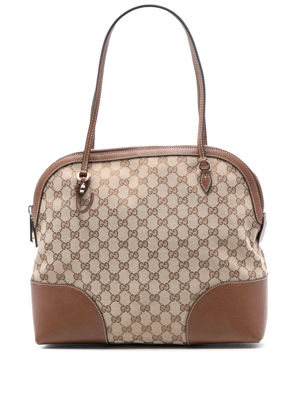 Gucci Pre-Owned Borsa tote Bree Dome media in tela GG 2016-2025 - Marrone