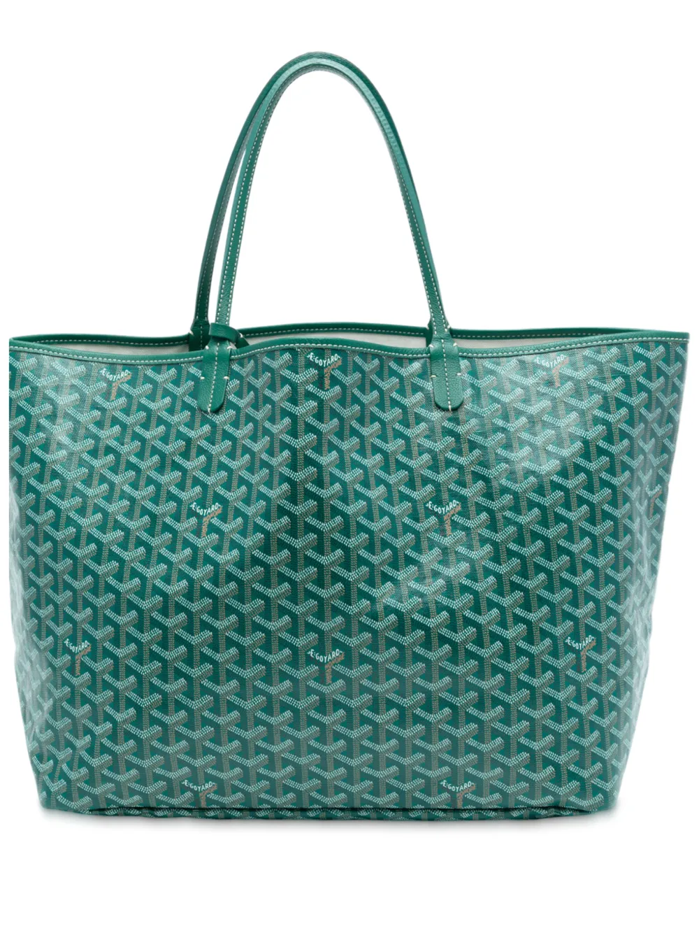 Goyard Pre-Owned Borsa tote Saint Louis PM in tela Goyardine 2019 - Verde