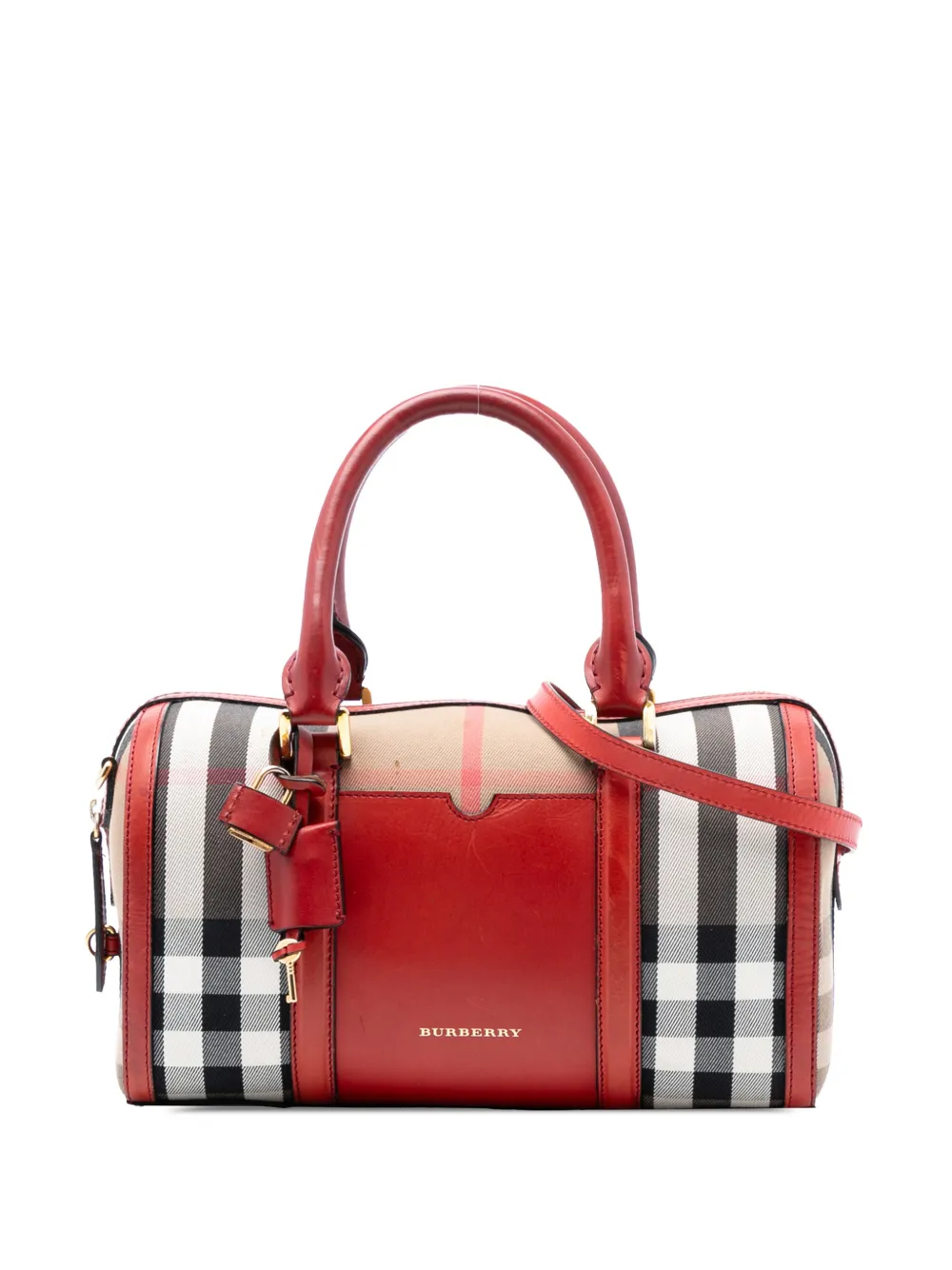Burberry Pre-Owned Borsa tote House Check Alchester Sactorial in tela 2000-2017 - Marrone