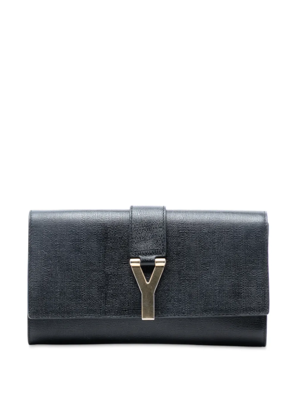 Saint Laurent Pre-Owned Clutch Chyc Ligne in pelle 2000-2012 - Nero