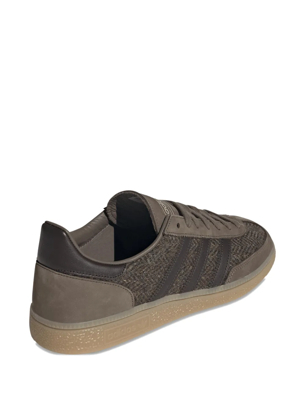 adidas Handball Spezial herringbone three-stripe sneakers Bruin