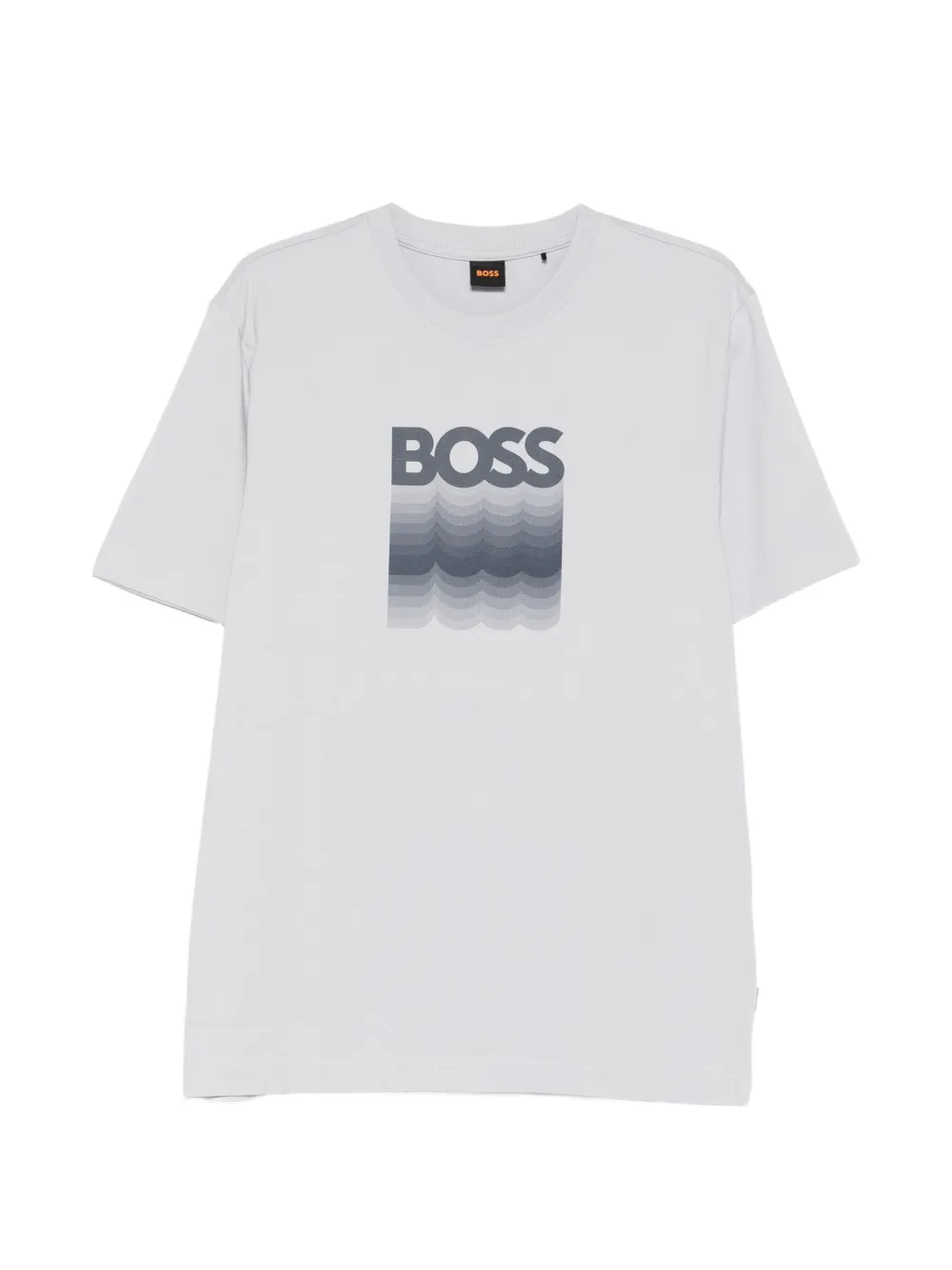 BOSS logo-graphic T-shirt - Grigio