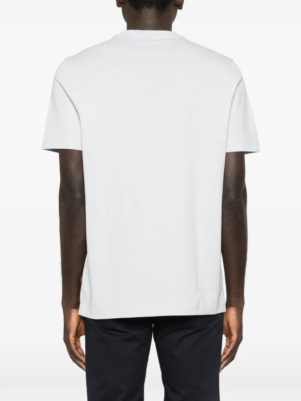 BOSS T-shirt met grafische print Grijs