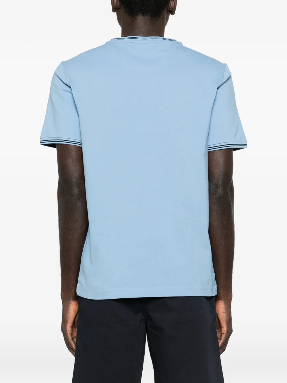 Striped-Trim T-Shirt