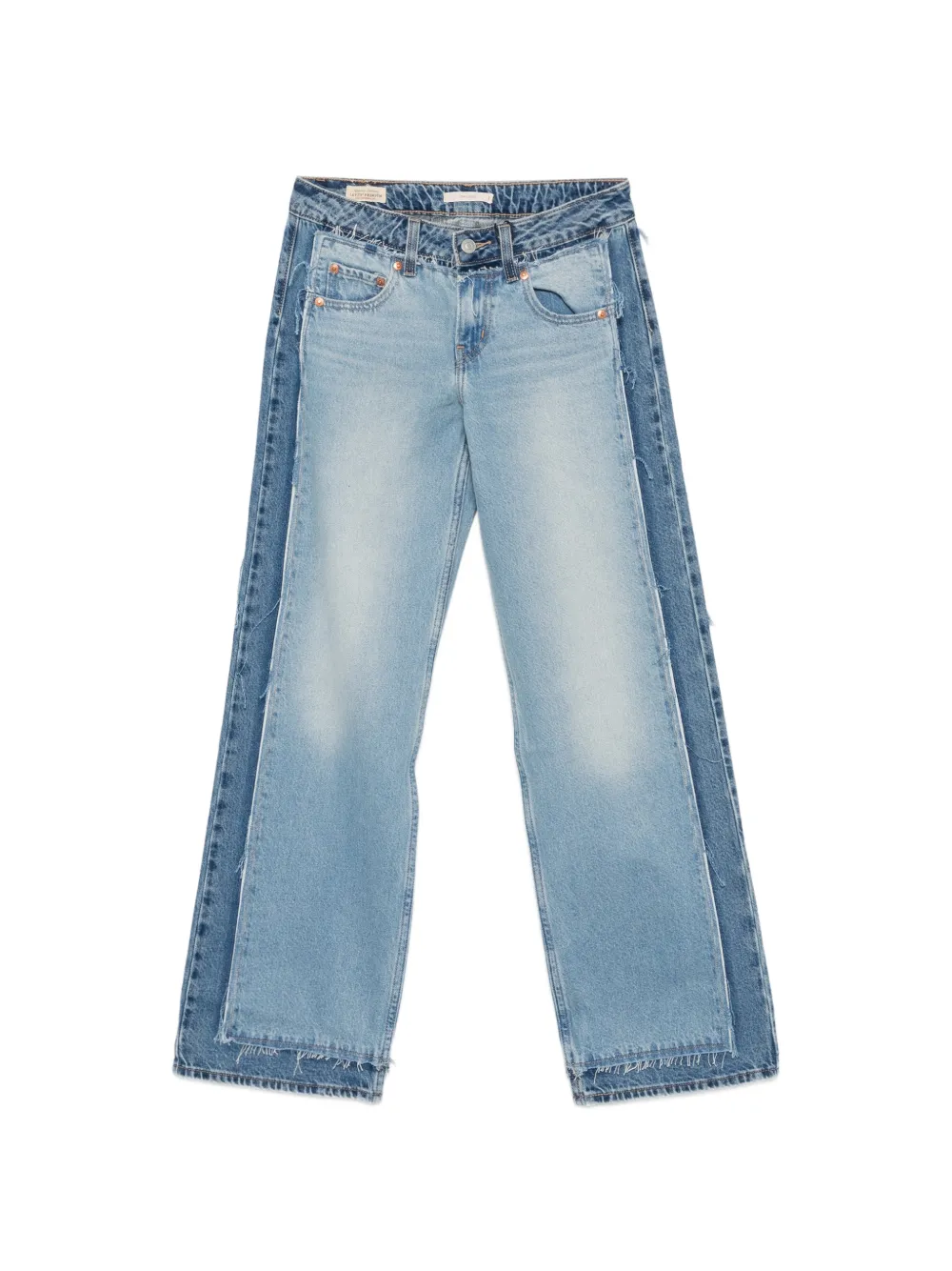 Levi's frayed loose trousers - Blu