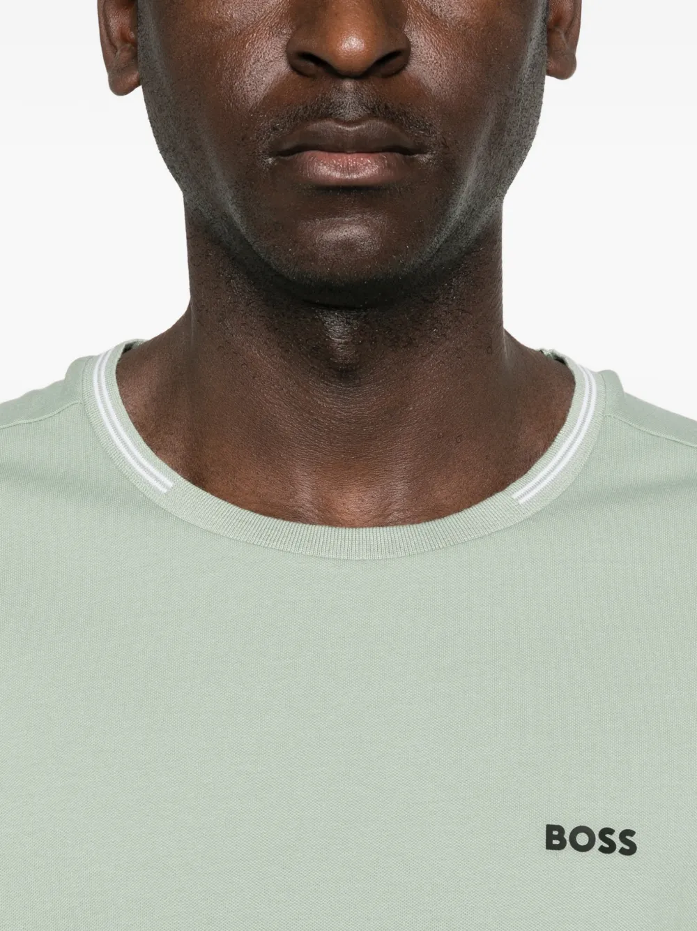 Short-Sleeved Ribbed T-Shirt