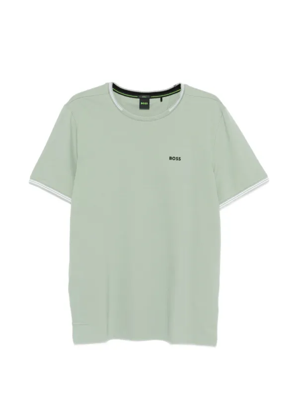 BOSS リブ Tシャツ | グリーン | FARFETCH JP
