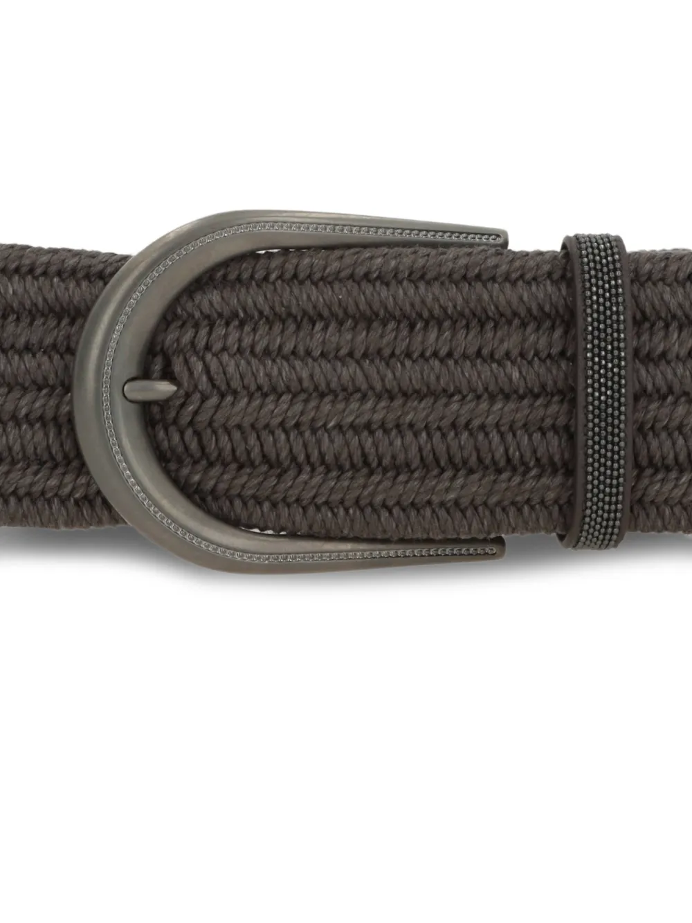  Brunello Cucinelli Buckle Belt - Grey 
