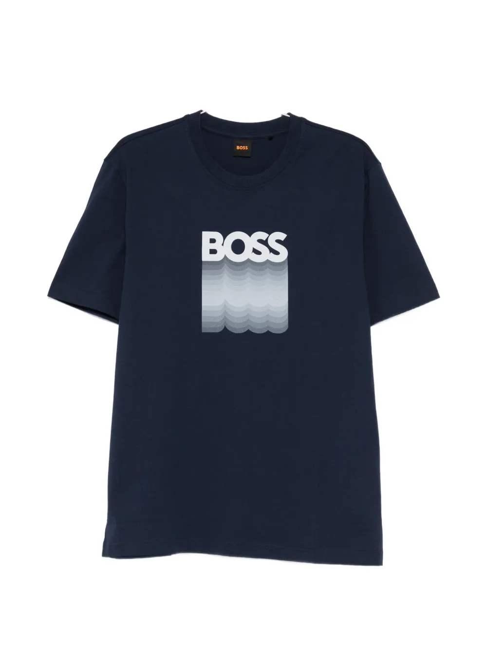 BOSS graphic-print T-shirt - Blu