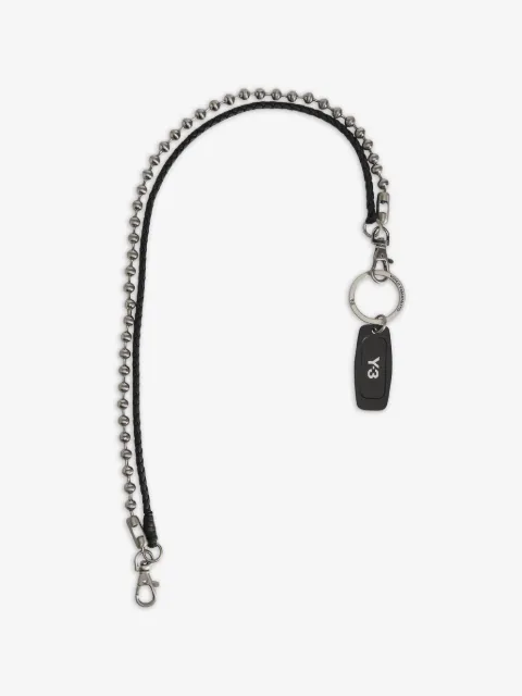Y-3 logo keyring chain